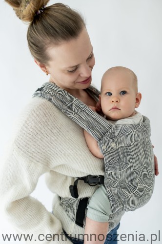 Nosidło ergonomiczne QUSY STANDARD 2.0 - Sand stories - Goose