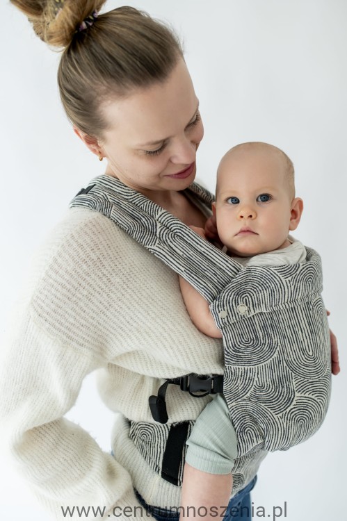 Nosidło ergonomiczne QUSY STANDARD 2.0 - Sand stories - Goose