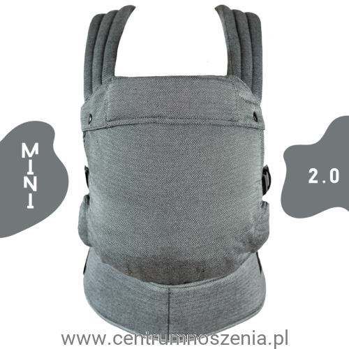 Nosidło ergonomiczne QUSY MINI 2.0 - SILVER DUST