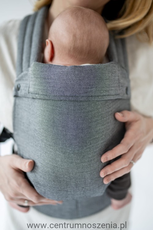 Nosidło ergonomiczne QUSY MINI 2.0 - SILVER DUST