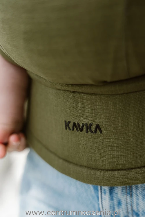 Nosidło ergonomiczne KAVKA Multi-Age PRO - wild green linen